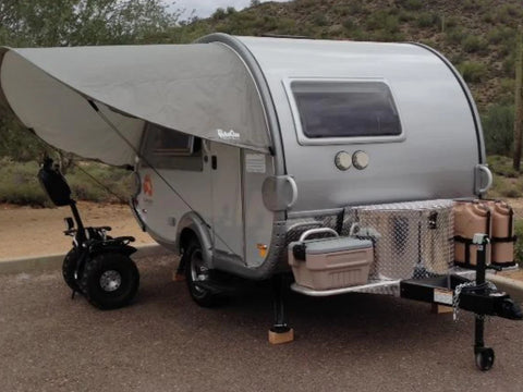 NuCamp T@B 360 Silver/Silver Trailer Visor