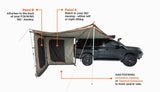 Oztent Foxwing 180° End Panels Passanger Side (RHS)