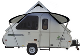 A-Frame Trailer Visor - Silver w/ Black Trim
