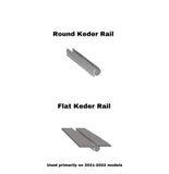 Keder Rail ROUND or FLAT