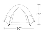Catoma Falcon SpeeDome Tent Deminsions