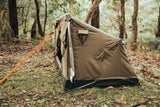 oztent 1 person swag tent-side view