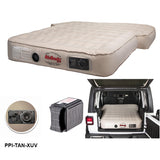 AirBedz TAN XUV JEEP, SUV Air Mattress with Built-in Rechargeable Battery Air Pump