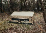 Oztent RS-1 Swag Tent - Back with Rolled Up Window
