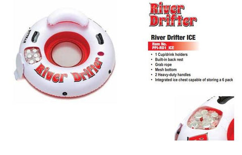 AirBedz PPI-RD1_ICE River Drifter 1 Man w/Ice Chest