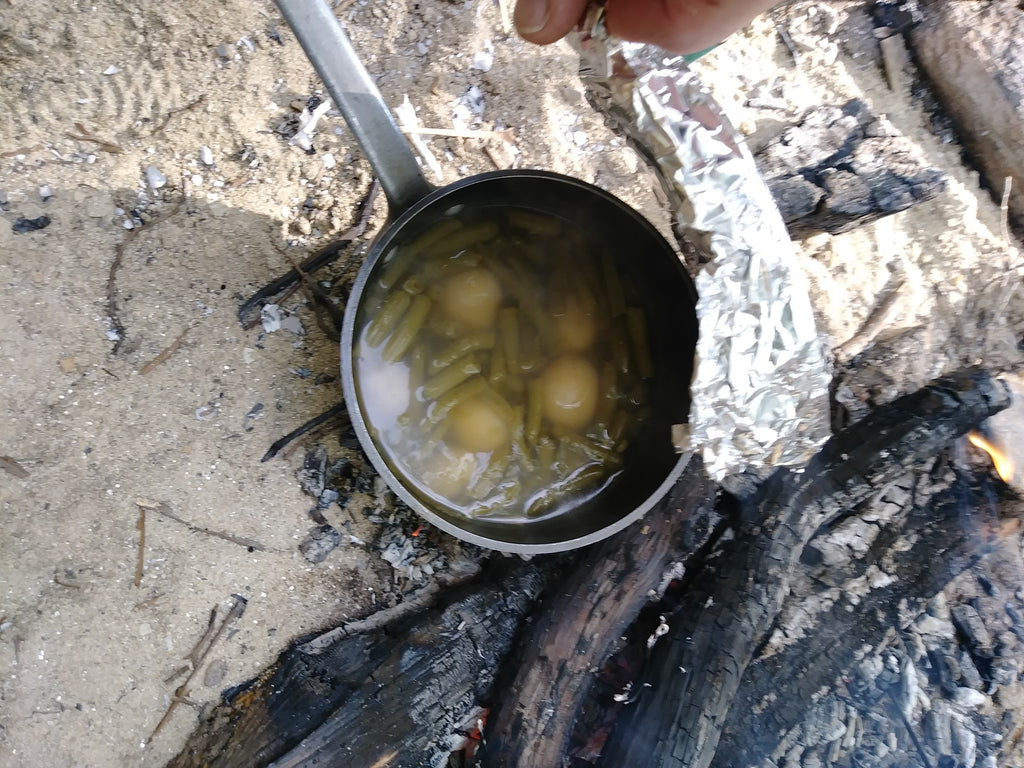 Easy Campfire Cookware Cleanup