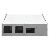 Kodiak Canvas 12x16 Lodge Tent with Windows Exposed
