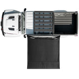 Pittman Outdoors 2.5M Easy Open Overlanding Side Awning with Gas Strut Assistance with Built-in LED Lighting