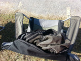 Oztent King Goanna Chair Top View with carry bag