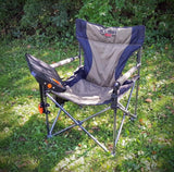 Jet Tent L Chair with Adjustable Table Tilted