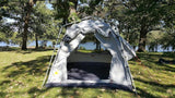 Oxley 5 Lite Tent - Front Solid Door & Screen Tied Back