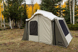 Kodiak Canvas Deluxe Cabin Tent with Awning Rolled Up