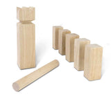 Kubb Game Set - King, Dowel Rod and Knights