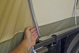 Kodiak Canvas Mid Sized & Compact Truck Tent-Upper Pole In Place