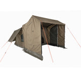 Oztent RV3/5 Plus Peaked Side Panels-Side View Solid Door Closed