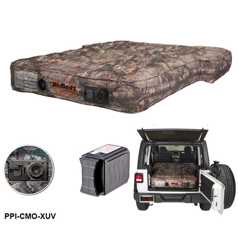 AirBedz CAMO XUV JEEP, SUV Air Mattress with Built-in Rechargeable Battery Air Pump 