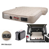 AirBedz TAN XUV JEEP, SUV Air Mattress with Built-in Rechargeable Battery Air Pump 