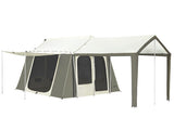 Kodiak Canvas Deluxe Cabin Tent with Awning - Front